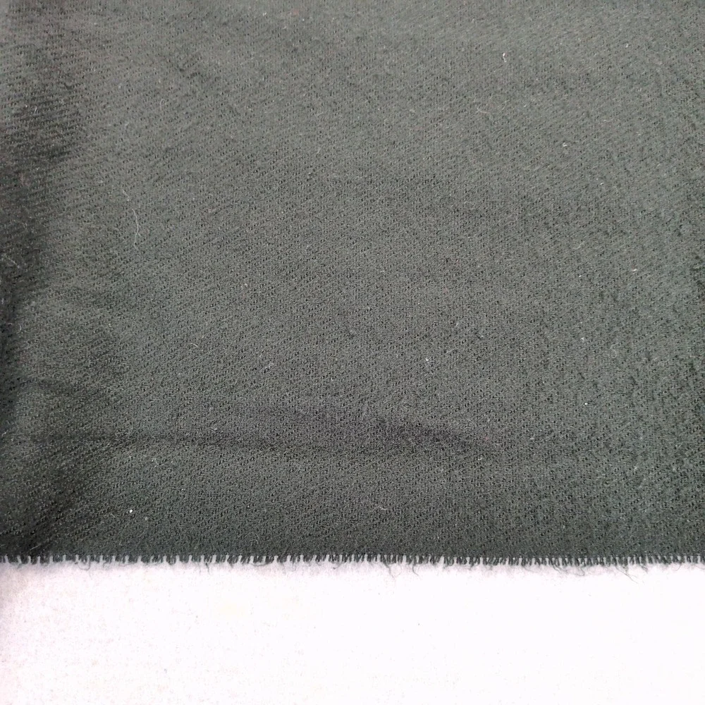 Vintage Berkshire Made in Italy Black Fringe Scarf Acrylic Men/Women Winter Wrap